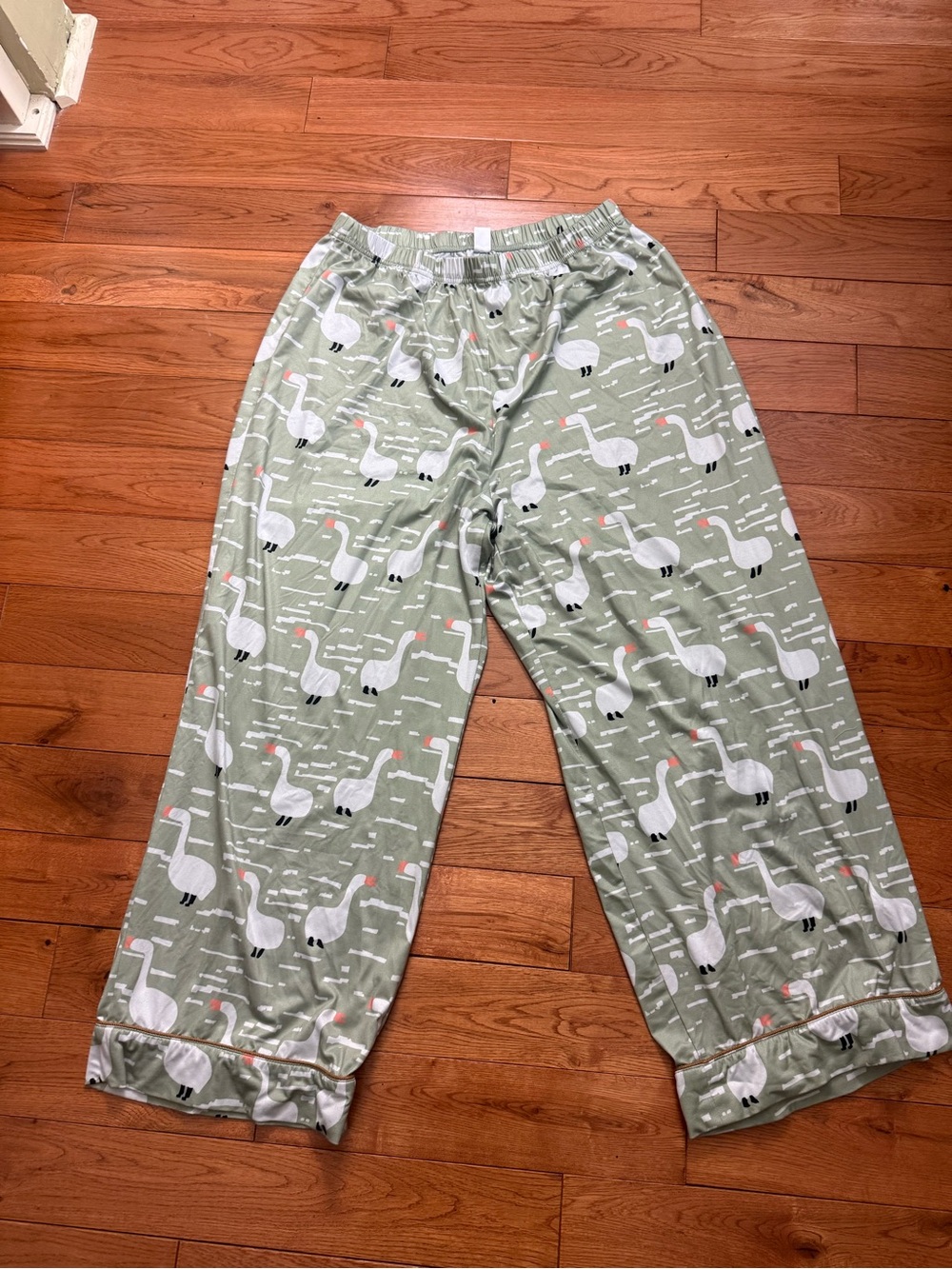 Cider Wide Leg ‘Porch Goose’ Pajama Pants NWOT